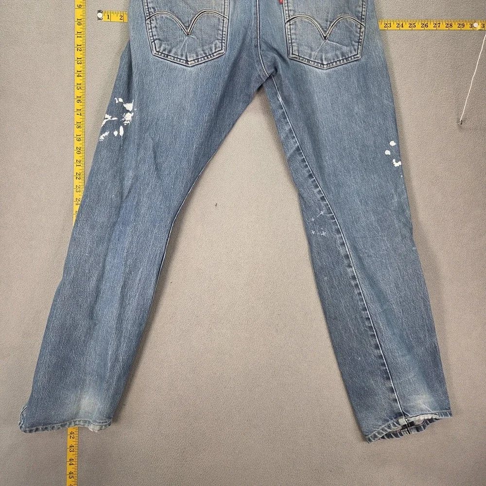 Levis Engineered Jeans Mens Medium Wash Blue Straight Twisted‎ Fits 31x30